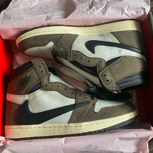 Nike air jordan Travis scott 1 size 10